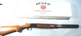 RUGER RED LABEL 20GA.-3” O/U 26” SHOTGUN WITH BOX. - 1 of 8