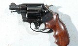 COLT DETECTIVE SPECIAL .38SPL 2" SNUB NOSE BLUE REVOLVER WITH HOGUE ROSE WOOD GRIPS, CIRCA 1970. - 1 of 5