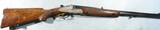 LUDWIG BOROVNIK BEST QUALITY SIDE LOCK EJECTOR O/U 9.3X74R DOUBLE RIFLE CA. 1980. - 1 of 12