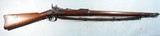 SUPERIOR SPRINGFIELD U.S. MODEL 1888 RAMROD BAYONET TRAPDOOR RIFLE W/ORIG. ROCK ISLAND MODEL 1888 ONE PIECE SLING. - 1 of 13