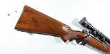 EARLY POST WAR WINCHESTER MODEL 70 BOLT ACTION .30-06 CAL. RIFLE CIRCA 1947 W/BALVAR 5 SCOPE. - 2 of 10