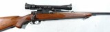 EARLY POST WAR WINCHESTER MODEL 70 BOLT ACTION .30-06 CAL. RIFLE CIRCA 1947 W/BALVAR 5 SCOPE. - 1 of 10
