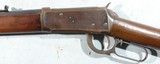 EARLY WINCHESTER MODEL 1894 LEVER ACTION .38-55 CAL RIFLE CIRCA 1901. - 3 of 11
