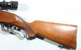 EARLY POST WAR SAVAGE ARMS CORP. MODEL 99EG OR 99  LEVER ACTION .300 SAVAGE CAL. RIFLE CIRCA 1949 W/SCOPE. - 7 of 11