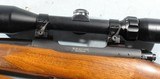 EARLY POST WW2 WINCHESTER MODEL 70 PRE-64 BOLT ACTION .270 WIN. CAL RIFLE CA. 1951 W/SCOPE. - 6 of 8