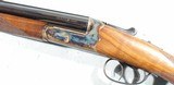 DICKINSON ARMS ESTATE ROUND ACTION BOXLOCK EJECTOR .28 GAUGE SIDE X SIDE SHOTGUN CIRCA 2017 W/FACTORY LEATHER LUGGAGE CASE. - 7 of 10