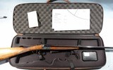 DICKINSON ARMS ESTATE ROUND ACTION BOXLOCK EJECTOR .28 GAUGE SIDE X SIDE SHOTGUN CIRCA 2017 W/FACTORY LEATHER LUGGAGE CASE. - 2 of 10