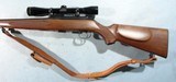 WINCHESTER MODEL 52 SPORTER BOLT ACTION 22LR CAL. RIFLE CIRCA 1990’S W/LEUPOLD 8X SCOPE. - 3 of 8