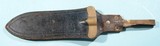 EARLY ROCK ISLAND ARSENAL U.S. 1880 HUNTING KNIFE SCABBARD. - 1 of 2