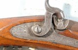 NEW YORK CITY PERCUSSION .45 CAL. HALF-STOCK HUNTING RIFLE SIGNED HALL & HODGSON CA. 1850’S. - 3 of 9