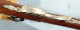 NEW YORK CITY PERCUSSION .45 CAL. HALF-STOCK HUNTING RIFLE SIGNED HALL & HODGSON CA. 1850’S. - 7 of 9