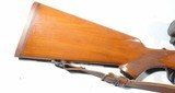 RUGER MODEL M77 OR 77 BOLT ACTION .270 WIN. CAL. RIFLE CA. 1977 W/SCOPE. - 3 of 8