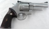 1989 SMITH & WESSON MODEL 629-2 "MOUNTAIN REVOLVER" (LIGHTWEIGHT) .44 MAGNUM 4" STAINLESS PRE-LOCK REVOLVER. - 2 of 5