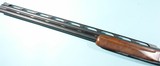 BERETTA 687 EELL OR 687EELL X TRAP COMBO WITH TWO BBLS (32" O/U AND 34" OVER SINGLE IN CASE, CIRCA 1992. - 4 of 10