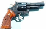 1974 SMITH & WESSON MODEL 57 .41 MAGNUM 4" BLUE N FRAME REVOLVER. - 1 of 7