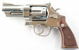 1954 RARE SMITH & WESSON PRE MODEL 27 .357 MAGNUM 3 1/2" NICKEL D.A. REVOLVER. - 2 of 5