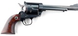 RARE EARLY RUGER OLD MODEL BLACKHAWK FLAT-TOP .44 MAG. CAL. 6 ½” REVOLVER CA. 1956. - 2 of 7