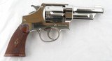 PRE-WAR SMITH & WESSON 3RD MODEL 1926 HAND EJECTOR (H.E.) .44 SPECIAL NICKEL 4" REVOLVER. - 1 of 8