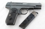 COLT MODEL 1903 SEMI-AUTO .32 ACP CAL. POCKET HAMMERLESS PISTOL CA. 1920. - 2 of 6