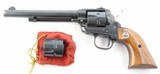SCARCE EARLY 1961 PRODUCTION RUGER OLD MODEL 6 ½” SINGLE SIX 22 WIN. RF MAG. CONVERTIBLE REVOLVER WITH EXTRA ORIGINAL .22LR CYLINDER. - 2 of 7