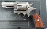 LIKE NEW IN BOX RUGER GP100 .357 MAGNUM 3" STAINLESS REVOLVER, CIRCA 2008. - 2 of 6