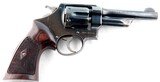 1932 PRE-WAR SMITH & WESSON .38/44 HEAVY DUTY HAND EJECTOR .38 SPECIAL N FRAME 5" BLUE D.A. REVOLVER. - 1 of 5