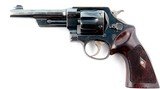 1932 PRE-WAR SMITH & WESSON .38/44 HEAVY DUTY HAND EJECTOR .38 SPECIAL N FRAME 5" BLUE D.A. REVOLVER. - 2 of 5
