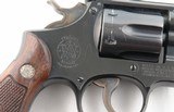 1953 SMITH & WESSON K-22 K22 COMBAT MASTERPIECE 4” PINNED BARREL REVOLVER. - 3 of 5