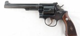 EARLY SMITH & WESSON K38 K-38 TARGET MASTERPIECE PRE-MODEL 14 .38 SPECIAL 6" BLUE 5-SCREW REVOLVER, CIRCA 1949. - 2 of 8