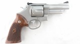 1989 SMITH & WESSON MODEL 629-2 "MOUNTAIN REVOLVER" (LIGHTWEIGHT) .44 MAGNUM 4" STAINLESS PRE-LOCK REVOLVER. - 2 of 9