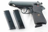 1973 WALTHER PP .380ACP (9MM Kurz) PISTOL W/ TWO EXTRA MAGS. - 1 of 6