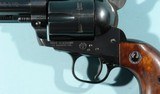 1956 RARE IN ORIG BOX EARLY (2ND YEAR) RUGER OLD MODEL BLACKHAWK FLAT-TOP .44 MAG. CAL. 6 ½” REVOLVER. - 7 of 7