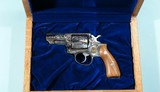 1985 CASED RUGER SPEED-SIX "V.S.P. LTD EDITION" ENGRAVED VIRGINIA STATE POLICE 2 3/4" STAINLESS .357 MAGNUM REVOLVER. - 1 of 7