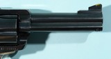 1972 RUGER OLD MODEL BLACKHAWK .45 LONG COLT 4 3/4" BLUE S.A. THREE SCREW REVOLVER WITH BRASS TRIGGERGUARD (MR-3DB). - 5 of 5