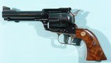 1972 RUGER OLD MODEL BLACKHAWK .45 LONG COLT 4 3/4" BLUE S.A. THREE SCREW REVOLVER WITH BRASS TRIGGERGUARD (MR-3DB). - 2 of 5