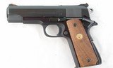 COLT LIGHTWEIGHT COMMANDER MODEL .45ACP BLUE SEMI-AUTO PISTOL, CIRCA 1975. - 1 of 6