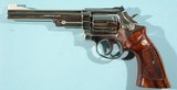 1975 SMITH & WESSON MODEL 19 3 19-3 .357 MAGNUM 6" NICKEL REVOLVER. - 2 of 7