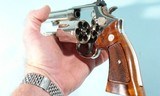 1975 SMITH & WESSON MODEL 19 3 19-3 .357 MAGNUM 6" NICKEL REVOLVER. - 3 of 7