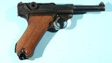 PRE WW2 GERMAN DWM MODEL 1920 COMMERCIAL 7.65MM LUGER PISTOL W/WW2 BULGARIAN ARMY P08 LUGER HOLSTER. - 2 of 11