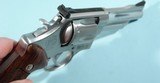 1986 SMITH & WESSON MODEL 624 "MODEL OF 1985" TARGET STAINLESS .44 SPECIAL 4" REVOLVER. - 4 of 6