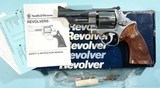 1986 SMITH & WESSON MODEL 624 "MODEL OF 1985" TARGET STAINLESS .44 SPECIAL 4" REVOLVER. - 1 of 6