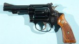 1970 EXTRA NICE SMITH & WESSON MODEL 51 .22/32 KIT GUN 3 1/2" BLUE .22 M.R.F. (MAG. RIMFIRE OR .22 WIN MAG) J FRAME PINNED BBL REVOLVER. - 2 of 7