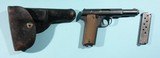 WW2 SPANISH ASTRA MILITARY MODEL 600/43 SEMI-AUTO 9MM LUGER PISTOL CIRCA 1943 WITH ORIGINAL HOLSTER AND EXTRA MAGAZINE. - 1 of 10