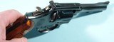 1972 SMITH & WESSON MODEL 15-3 K-38 COMBAT MASTERPIECE 4" BLUE .38 SPECIAL REVOLVER. - 5 of 5