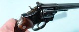 1949 SMITH & WESSON K38 OR K-38 TARGET MASTERPIECE PRE 14 .38 SPECIAL 6" BLUE REVOLVER. - 5 of 7
