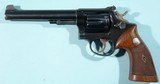 1949 SMITH & WESSON K38 OR K-38 TARGET MASTERPIECE PRE 14 .38 SPECIAL 6" BLUE REVOLVER. - 1 of 7