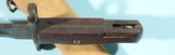 SUPERIOR SPRINGFIELD U.S. MODEL 1905 (FOR 1903 OR 1903A1) BAYONET DATED 1920 W/ MODEL 1910 SCABBARD AND CANVAS COVER. - 5 of 10