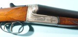 NOBLE MANUFACTURING CO. SPANISH MANUFACTURED 12 GA. 3” BOXLOCK DOUBLE BARREL 27 ½” SHOTGUN CIRCA 1952. - 2 of 7