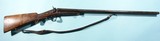 BELGIAN GOLD INLAID GAME SCENE ENGRAVED DOUBLE UNDERLEVER 12 GAUGE SHOTGUN CIRCA 1870’S-80’S. - 1 of 7