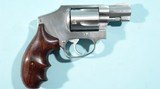 1993 SMITH & WESSON PRE-LOCK MODEL 640 HAMMERLESS DAO .38 SPECIAL SNUBNOSE CENTENNIAL REVOLVER. - 2 of 6